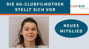 Die AG-Clubfilmothek des BJF freut sich über neues Mitglied Die AG-Clubfilmothek des BJF freut sich über neues Mitglied
